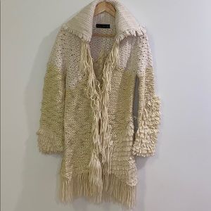 Zara knit sweater coat
